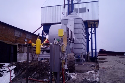 Construction of an autonomous gas supply system for a grain dryer