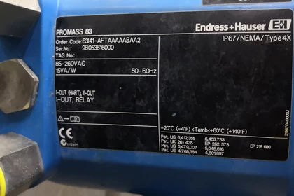 Calibration of the Coriolis flowmeter Endress+Hauser Promass 83I41 in Ukrmetrteststandart